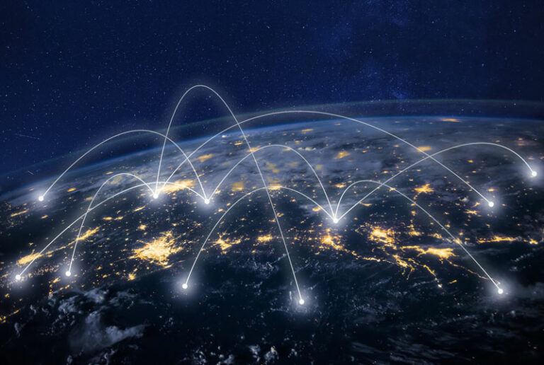 "
Various locations and networks on a world map are connected through proprietary KVM and KVM-over-IP solutions. IHSE and kvm-tec provide a range of solutions for optimal connectivity by combining the best of both worlds."